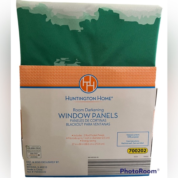 NWT Room Darkening Window Panels (2) - Picture 3 of 3